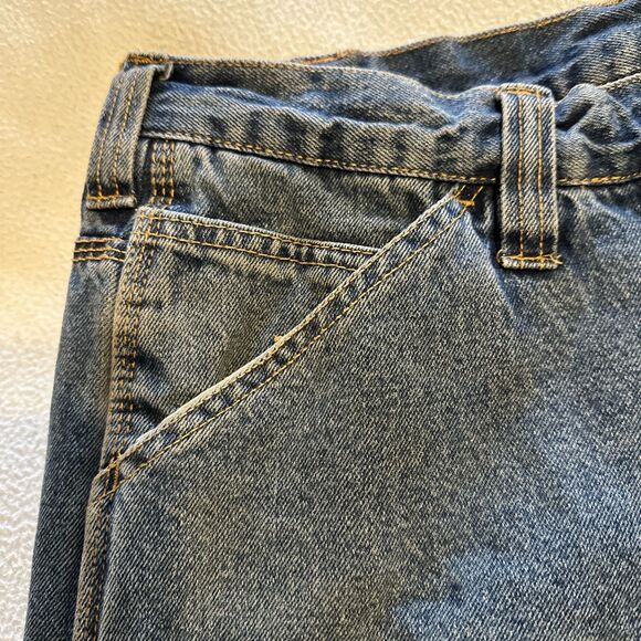 Guide Gear SOFT Flannel Lined Jeans Men 32x30 Carpenter Style Very Warm Workwear - Picture 6 of 12